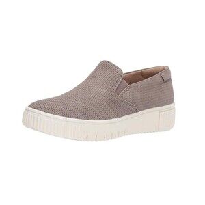 Naturalizer Womens 9 M Mushroom Grey Tia Platform Slip On Sneakers NIB KO3